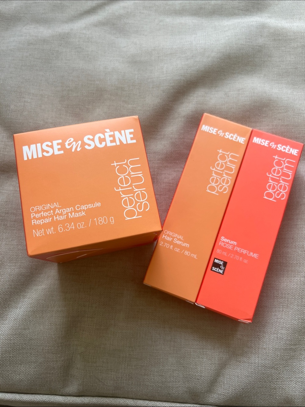 MISE en SCÈNE Perfect Serum Hair Care Trio